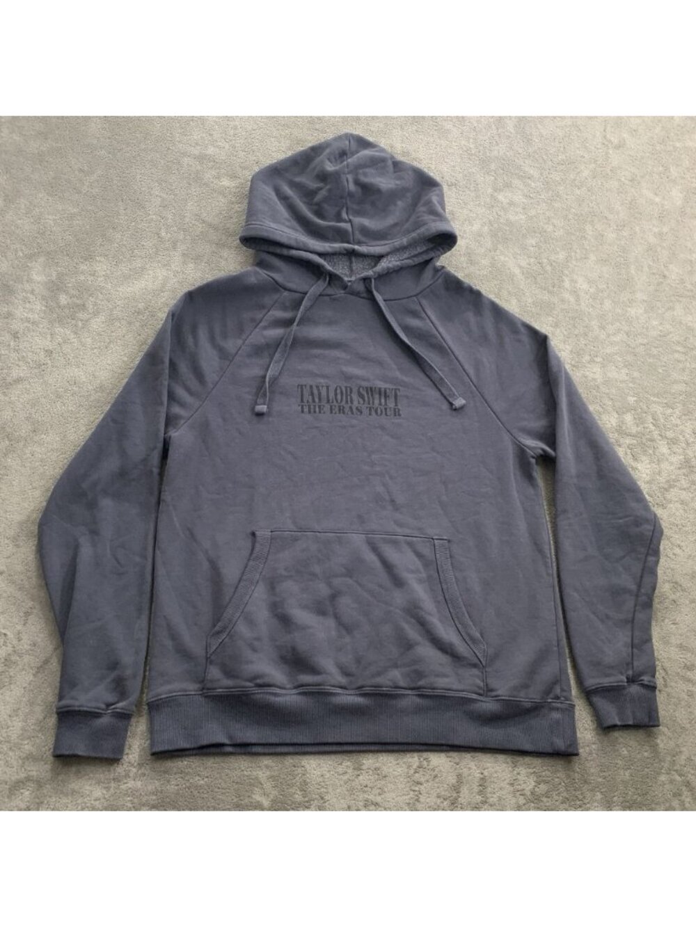 Official Taylor Swift The Eras Tour Hoodie Adult Small Sweatshirt Blue/Gray